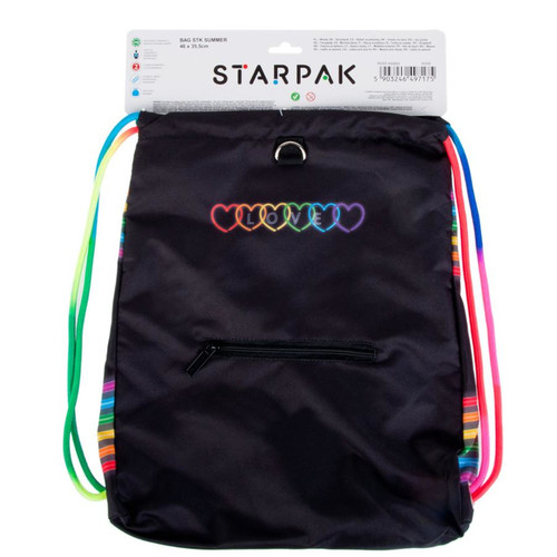 Drawstring Bag School Shoes/Clothes Bag Rainbow II