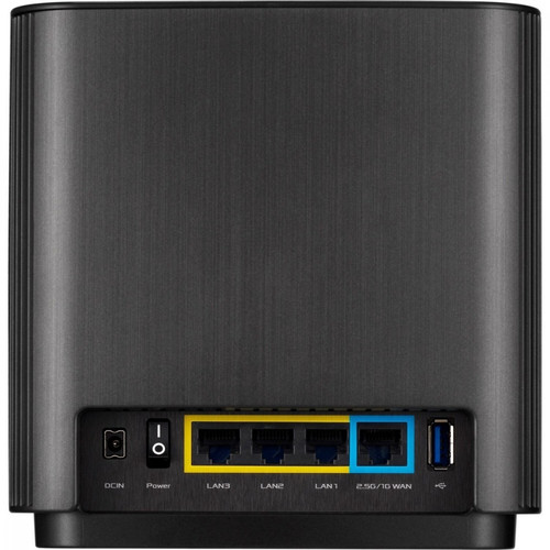 Asus WiFi 6 Router ZenWiFi XT8 System AX6600, black