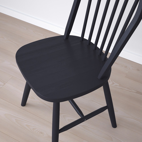 SKOGSTA / SKOGSTA Table and 6 chairs, acacia/black, 235 cm