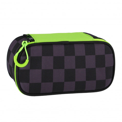 Pencil Case Check, black