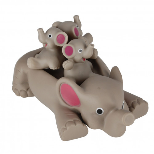 Bath Toys Set Elephants 4pcs 6m+