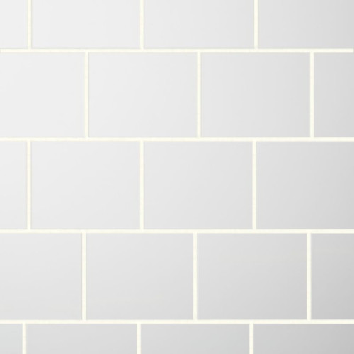 GoodHome Glazed Tile Spezie 20 x 25 cm, 1m2, white