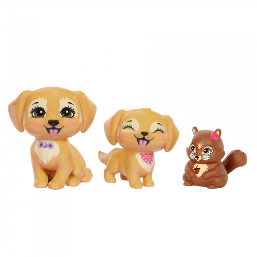 Enchantimals City Tails Gerika Golden Retriever & Puppies HHB85 4+