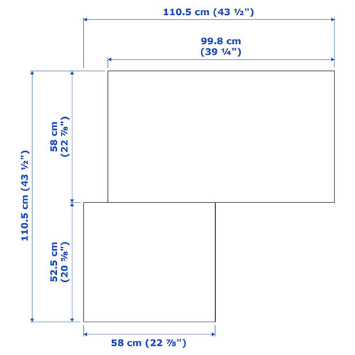 PAX Corner wardrobe, white, Grimo white, 111/111x236 cm