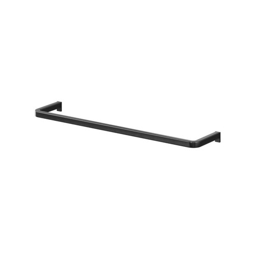 GoodHome Wall-mounted Towel Rail Elland 40 cm, black