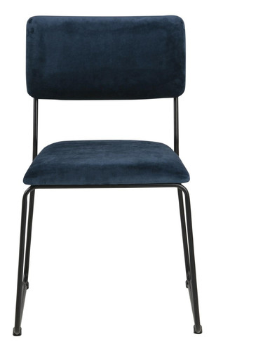 Chair Cornelia VIC, navy blue