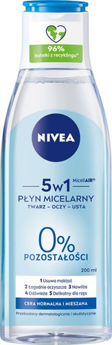 Nivea Micellar Water Make-Up Remover for Normal & Combination Skin 200ml