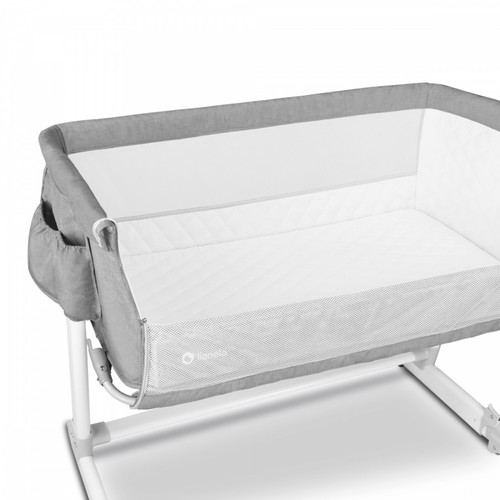 Lionelo Bedside Cot Theo, concrete