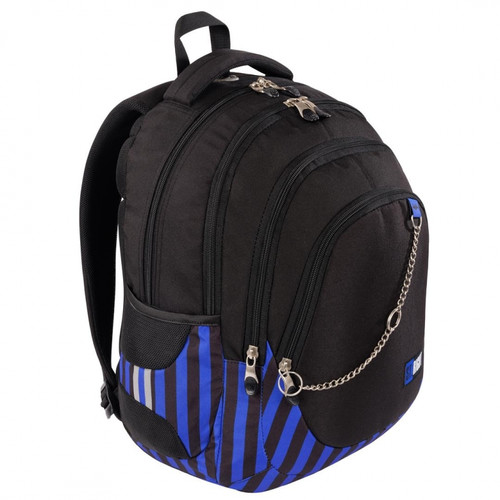 School Backpack 31x41x17 Black & Blue