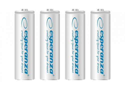 Esperanza Rechargeable Batteries AA 2000mAh 4 Pack