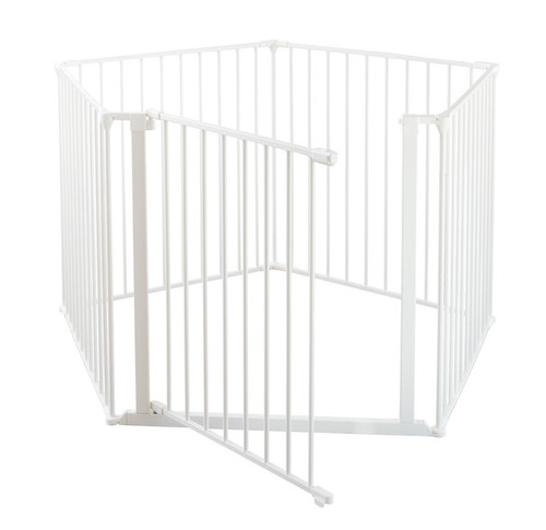 Baby Dan Safety Gate Flex XXL Wall-mounted Hearth Gate 90-350 cm, white