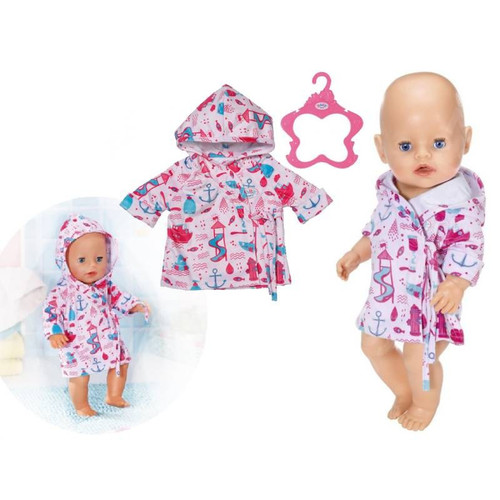 Zapf BABY born Bath Bathrobe 43cm 3+