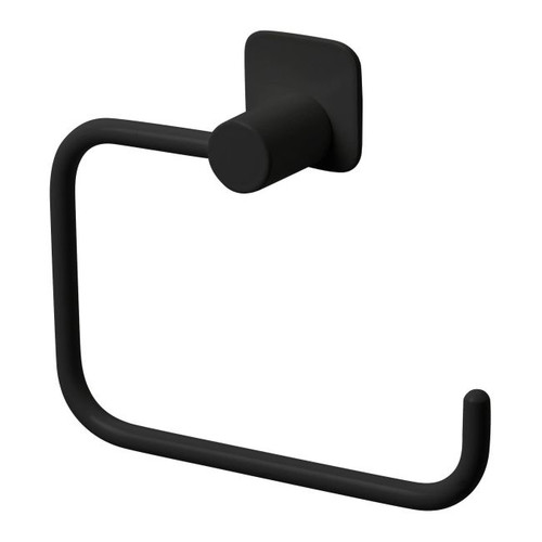 GoodHome Toilet Paper Holder Koros, black