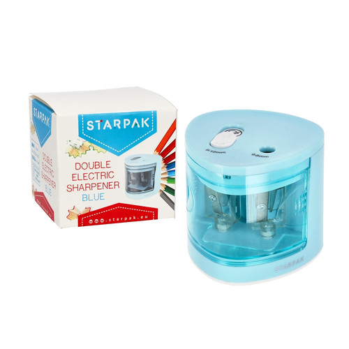 Starpak Double Electric Sharpener, blue