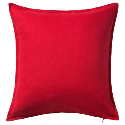 GURLI Cushion cover, red, 50x50 cm