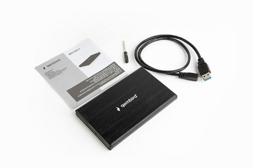 Gembird Enclosure for HDD/SSD 2.5" USB 3.0, black