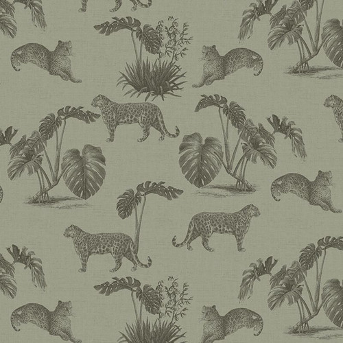 GoodHome Vinyl Wallpaper on Fleece Perl, khaki