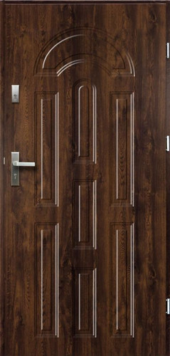 Entrance Door External Door O.K.Doors Azzuro 90, right, walnut