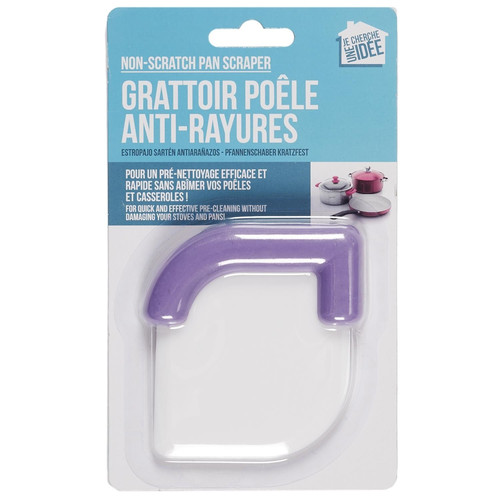 Non-Scratch Pan Scraper, purple