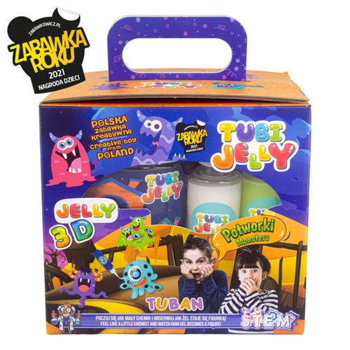 Tuban Tubi Jelly 3D Monster 6 Colours 8+