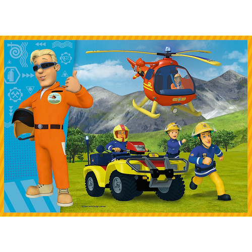 Trefl Children's Puzzle 4in1 Fireman Sam 4+