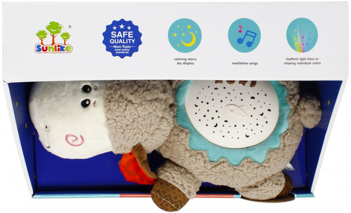 Night Projector Plush Sheep Soothing Sound & Light