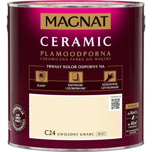 Magnat Ceramic Interior Ceramic Paint Stain-resistant 2.5l, star quartz