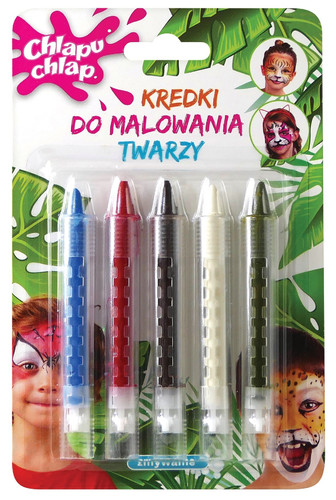 Face Painting Crayons - Boy 5pcs