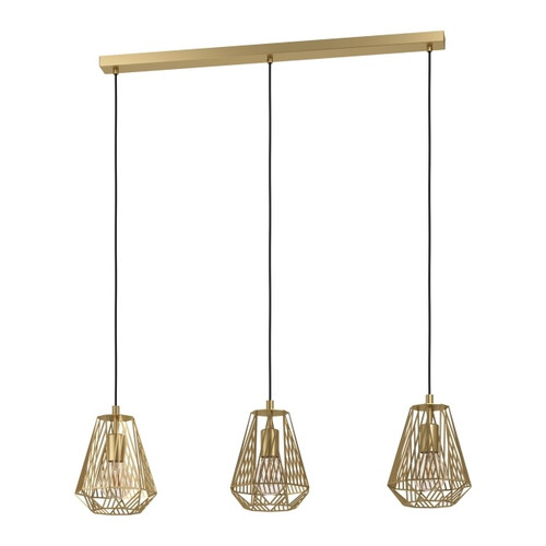 Pendant Lamp Stype 3 x E27, gold