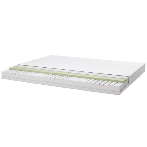 ÅBYGDA Foam mattress, firm/white, 160x200 cm