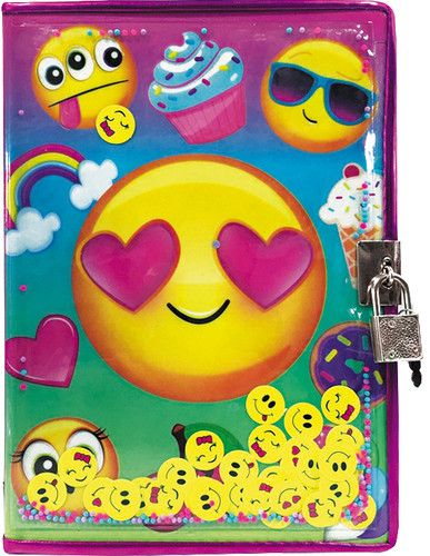 Secret Diary with Lock & Key Emoji