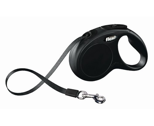 Flexi New Classic Leash S 5m, black