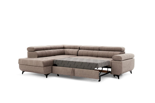 Corner Sofa-Bed Left Dragonis Beige Vogue 4 Taupe