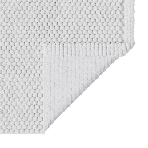 GoodHome Bath Mat Elland 70 x 120 cm, white