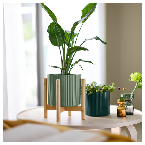 DAKSJUS Plant stand, bamboo, 21 cm