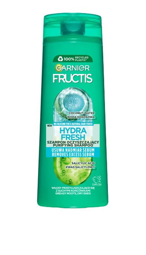 Fructis Hydra Fresh Shampoo for Greasy Hair with Dry Ends 400ml