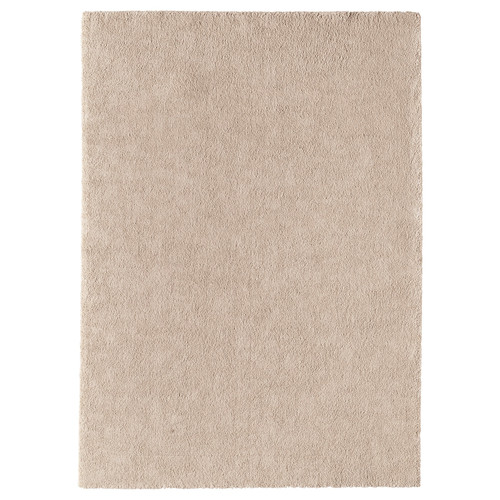 STOENSE Rug, low pile, off-white, 170x240 cm