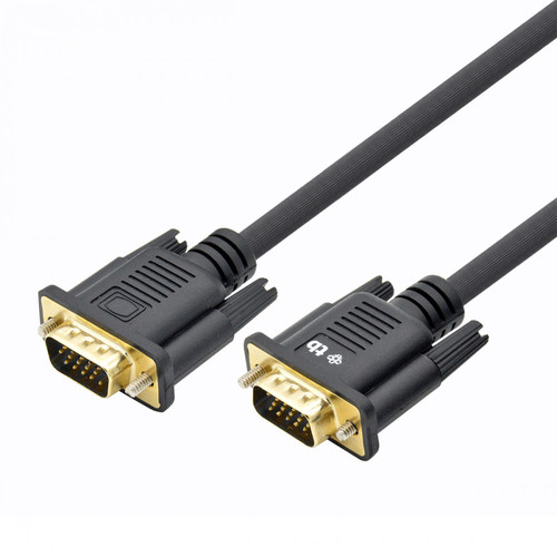 TB Cable VGA 15M-15M 1.8m, gold-plated, black