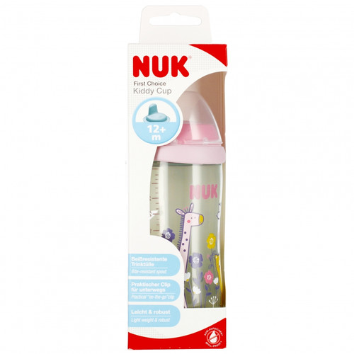 NUK First Choice Kiddy Cup 300ml 12m+, pink