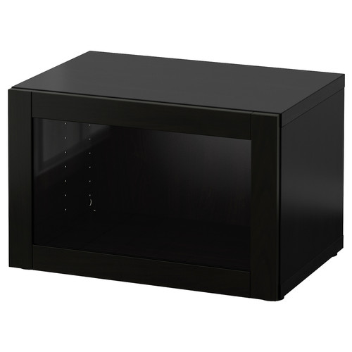 BESTÅ Shelf unit with glass door, Sindvik black-brown, 60x40x38 cm