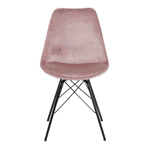 Chair Eris, velvet, pink