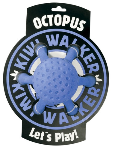 Kiwi Walker Let's Play Dog Toy Octopus Maxi, blue