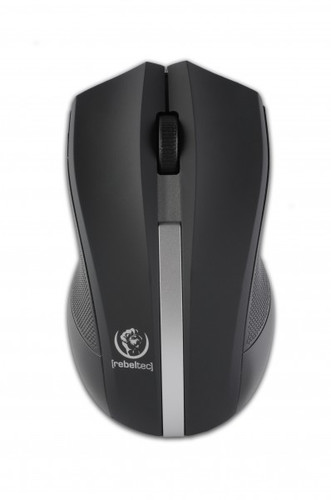 Rebeltec Optical Wireless Gaming Mouse GALAXY, black/silver