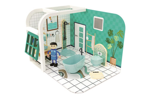 Joueco Mini Bathroom Playset 3+