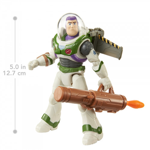 Disney Pixar Lightyear Mission Equipped Buzz Lightyear Action 5" Figure HHJ86 4+