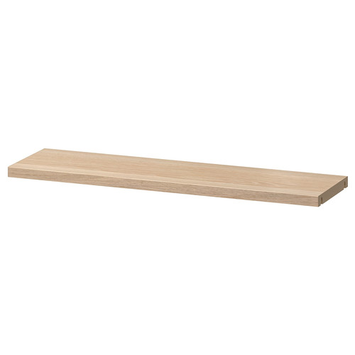 BESTÅ Shelf, white stained oak effect, 56x16 cm