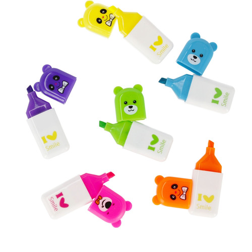 Starpak Scented Mini Highlighters Bears 6pcs