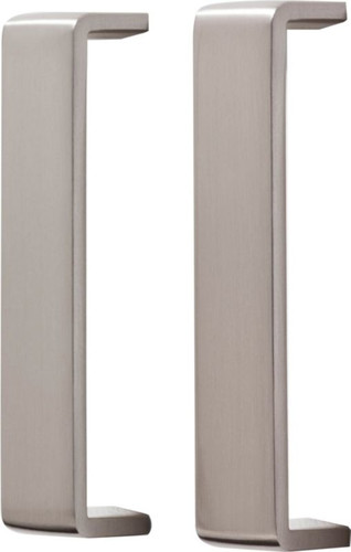 Furniture Handle Gara 136 mm, brushed nickel, 2-pack