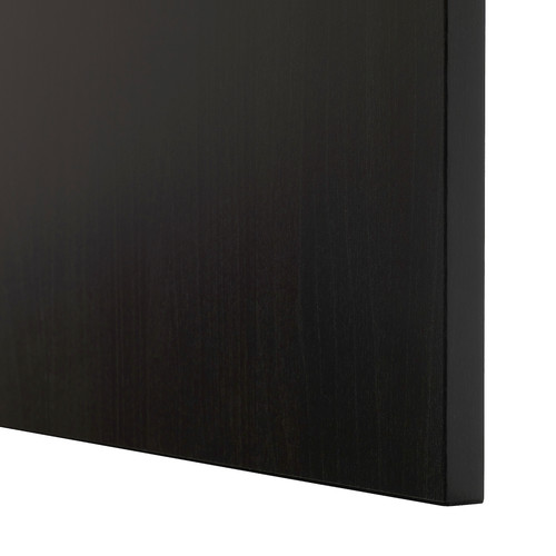 LAPPVIKEN Door, black-brown, 60x64 cm