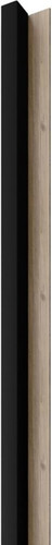 Stegu Wall Decorative Lamella Single 1pc 275 x 6.4 cm, oak/black